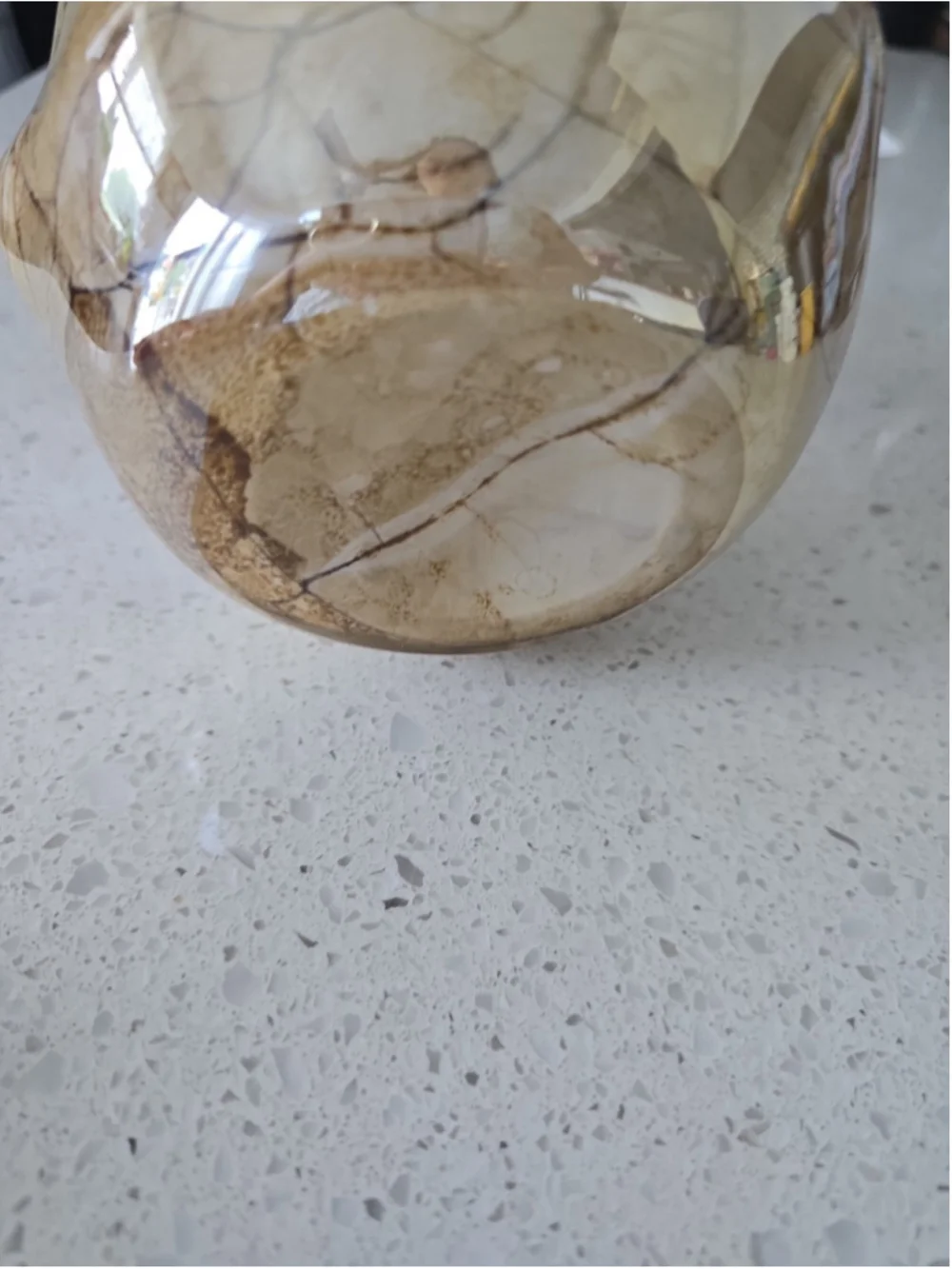 Vintage Jozefina Krosno Handkerchief Hand Blown Art Glass Decorative Vase
